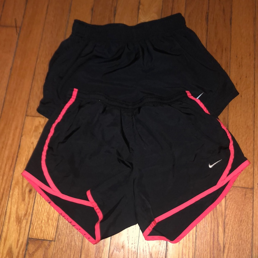 2 NIKE WOMENS RUNNING SHORTS
